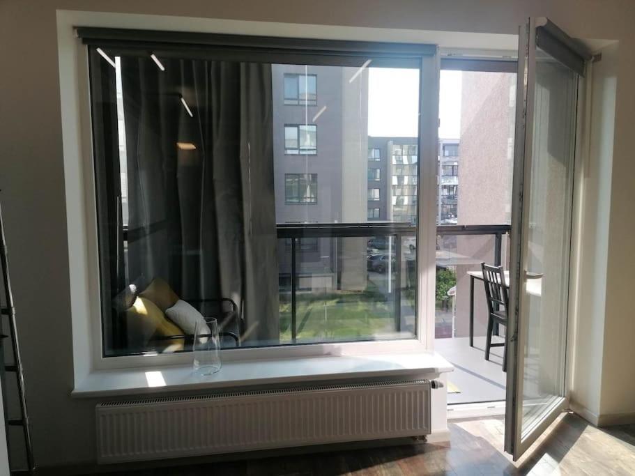Erdvi Studija Spacious Studio Apartment Self Check In VNO Eksteriør bilde